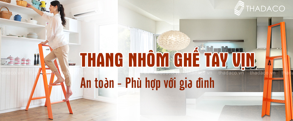 Thang nhôm ghế, tay vịn