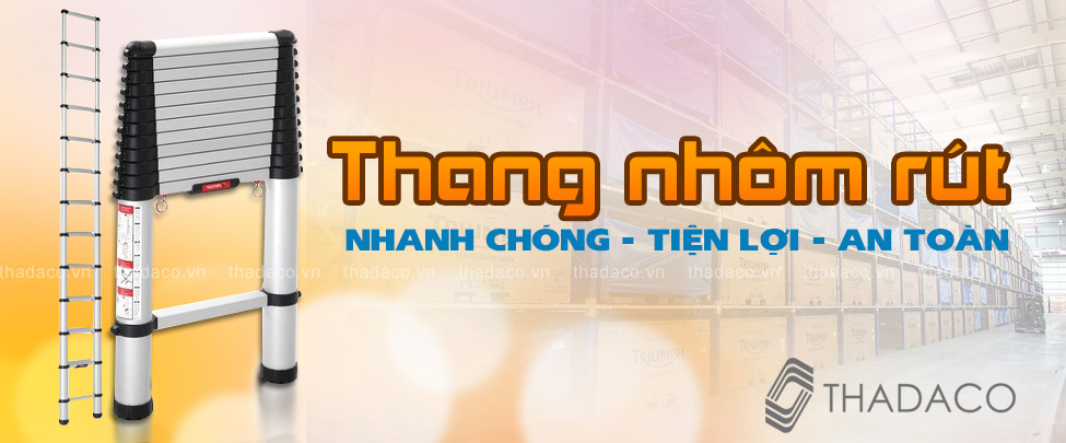 Thang nhôm rút